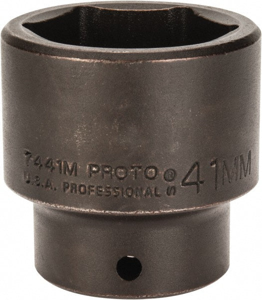 Proto J7441M Impact Socket 1/2" Drive, 41mm Socket, Hex Drive