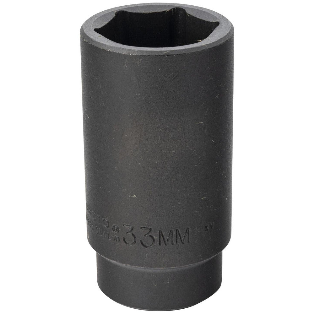 Proto J7333M Impact Socket 1/2" Drive, 33mm Socket, Hex Drive