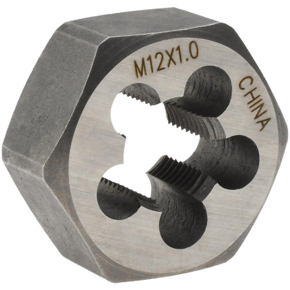 Value Collection 364-0121 Hex Rethreading Die M12x1, Right Hand, Carbon Steel