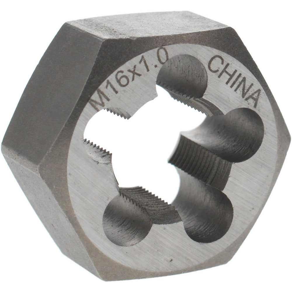 Value Collection 364-0161 Hex Rethreading Die M16x1, Right Hand, Carbon Steel