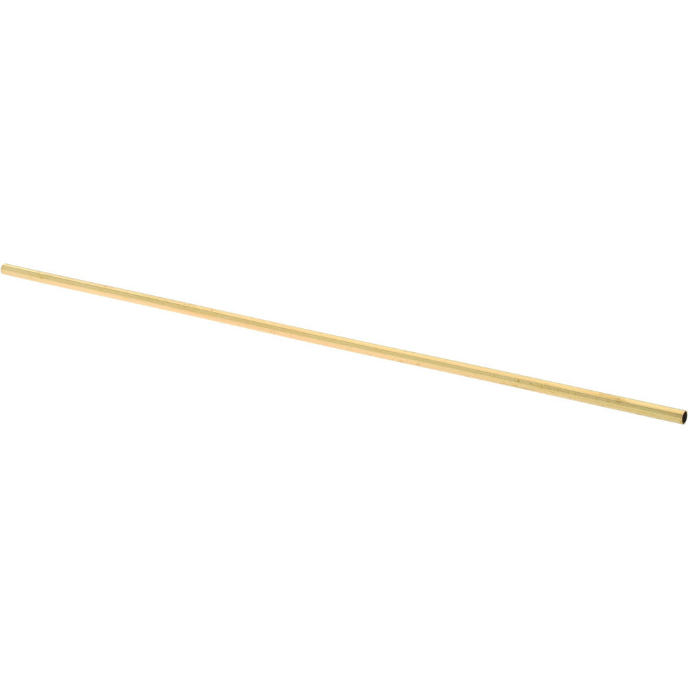 Select 8129 3/16" Outside Dia x 12" Long, Yellow Brass Round Tube