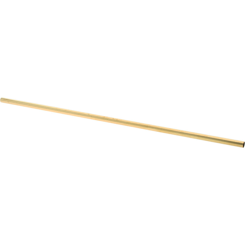 Select 8131 1/4" Outside Dia x 12" Long, Yellow Brass Round Tube