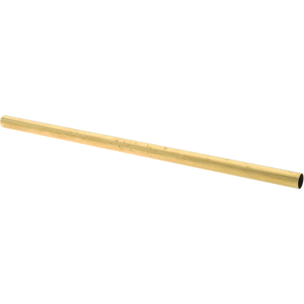 Select 8139 1/2" Outside Dia x 12" Long, Yellow Brass Round Tube
