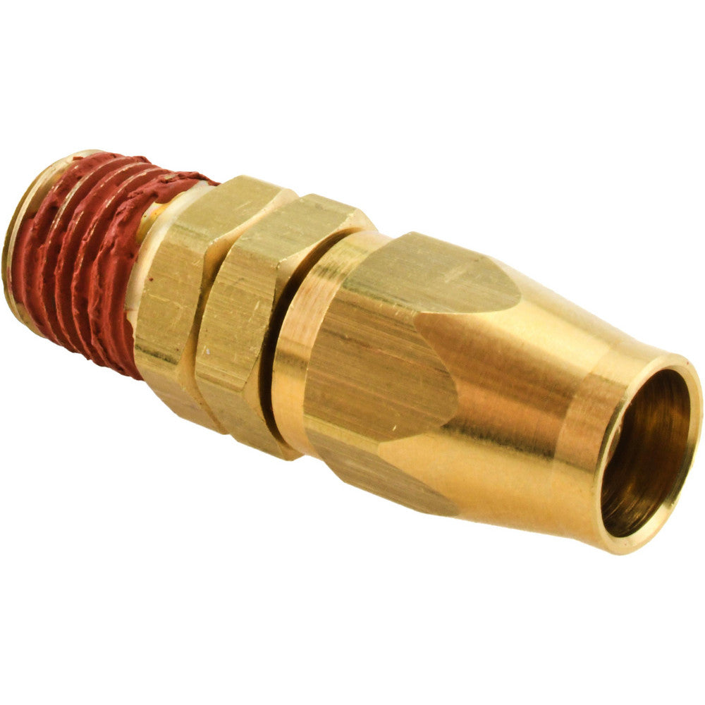 Coilhose Pneumatics PSM0404 1/4 NPT, Brass Reusable Hose Male Swivel Fitting