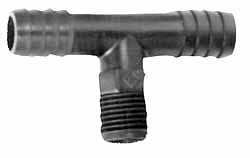 NewAge Industries 5004615 Barbed Tube Tee 1/2" Barbs, 1/2" NPT