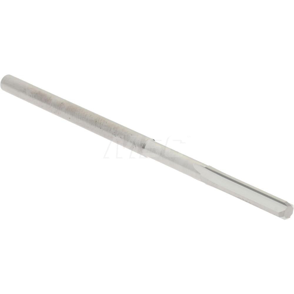 Hertel 79889218 Chucking Reamer 0.0950" Dia, 2" OAL, 1/2" Flute Length, Straight Flute, Straight-Cylindrical Shank, Solid Carbide