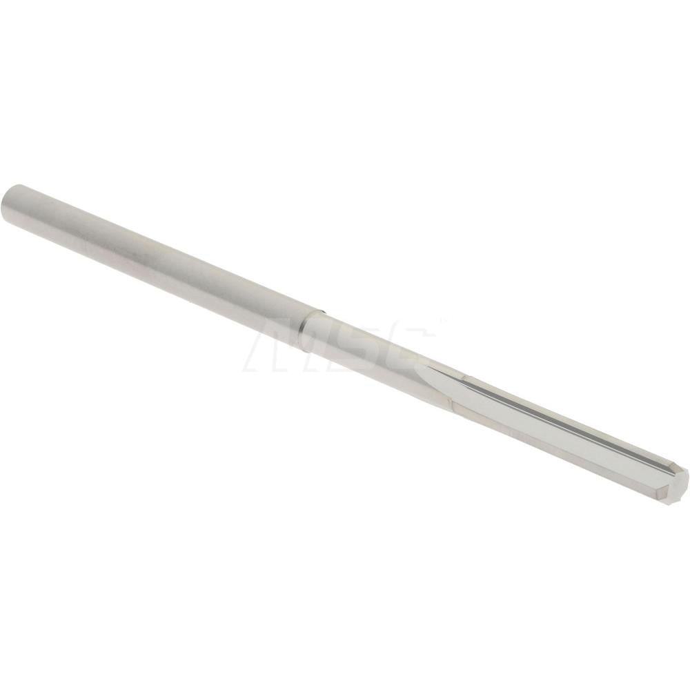 Hertel 79889333 Chucking Reamer 0.1120" Dia, 2-1/4" OAL, 5/8" Flute Length, Straight Flute, Straight-Cylindrical Shank, Solid Carbide