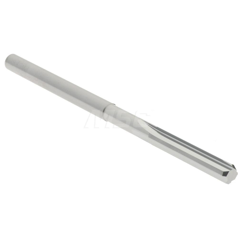 Hertel 79889531 Chucking Reamer 0.1390" Dia, 2-1/2" OAL, 3/4" Flute Length, Straight Flute, Straight-Cylindrical Shank, Solid Carbide