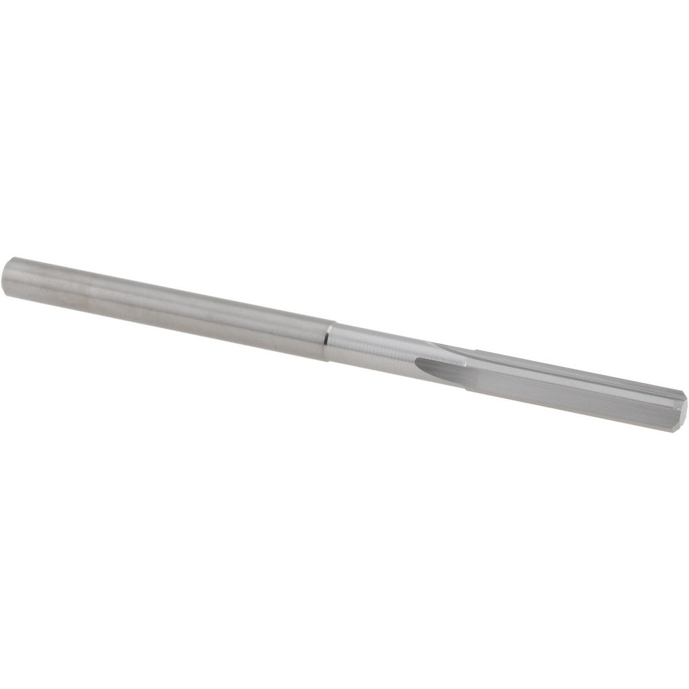 Hertel 79889598 Chucking Reamer 0.1460" Dia, 2-1/2" OAL, 3/4" Flute Length, Straight Flute, Straight-Cylindrical Shank, Solid Carbide