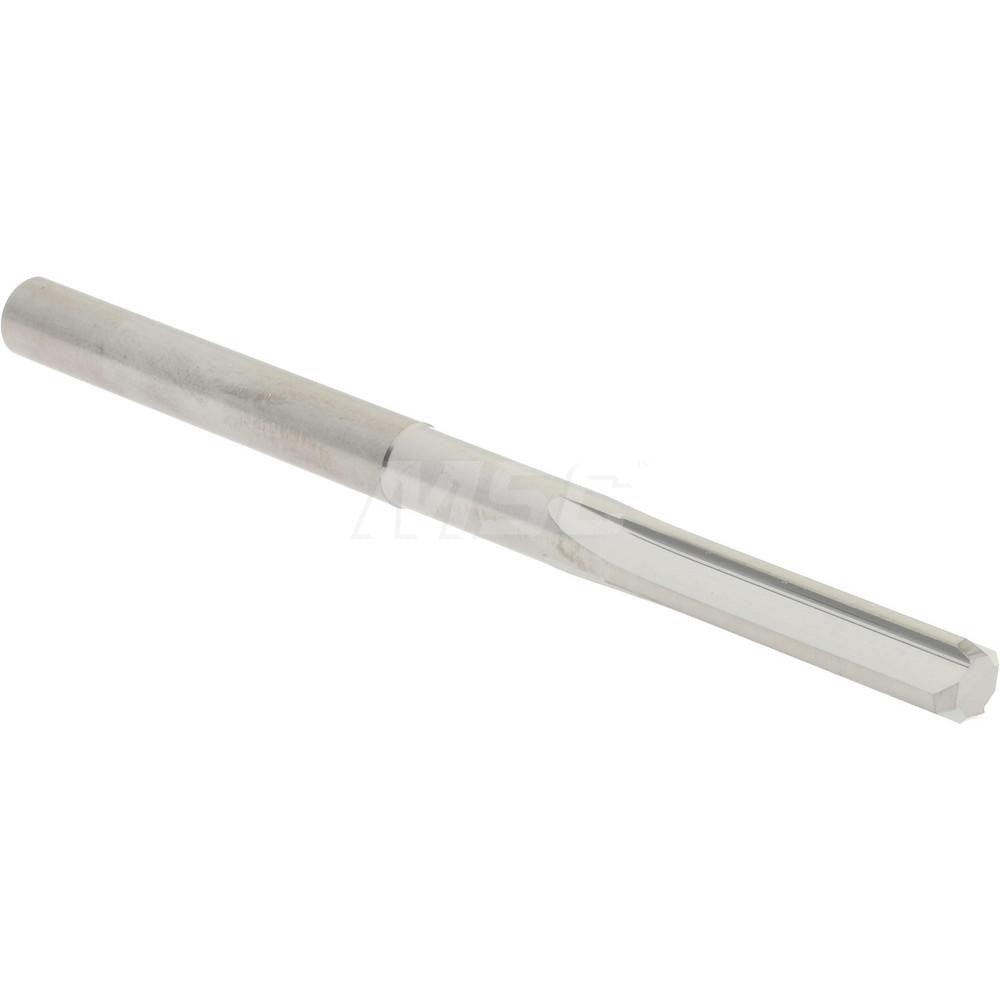 Hertel 79889747 Chucking Reamer 0.1900" Dia, 2-3/4" OAL, 7/8" Flute Length, Straight Flute, Straight-Cylindrical Shank, Solid Carbide