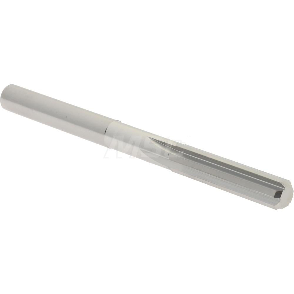 Hertel 79889945 Chucking Reamer 0.2650" Dia, 3-1/4" OAL, 1-1/8" Flute Length, Straight Flute, Straight-Cylindrical Shank, Solid Carbide