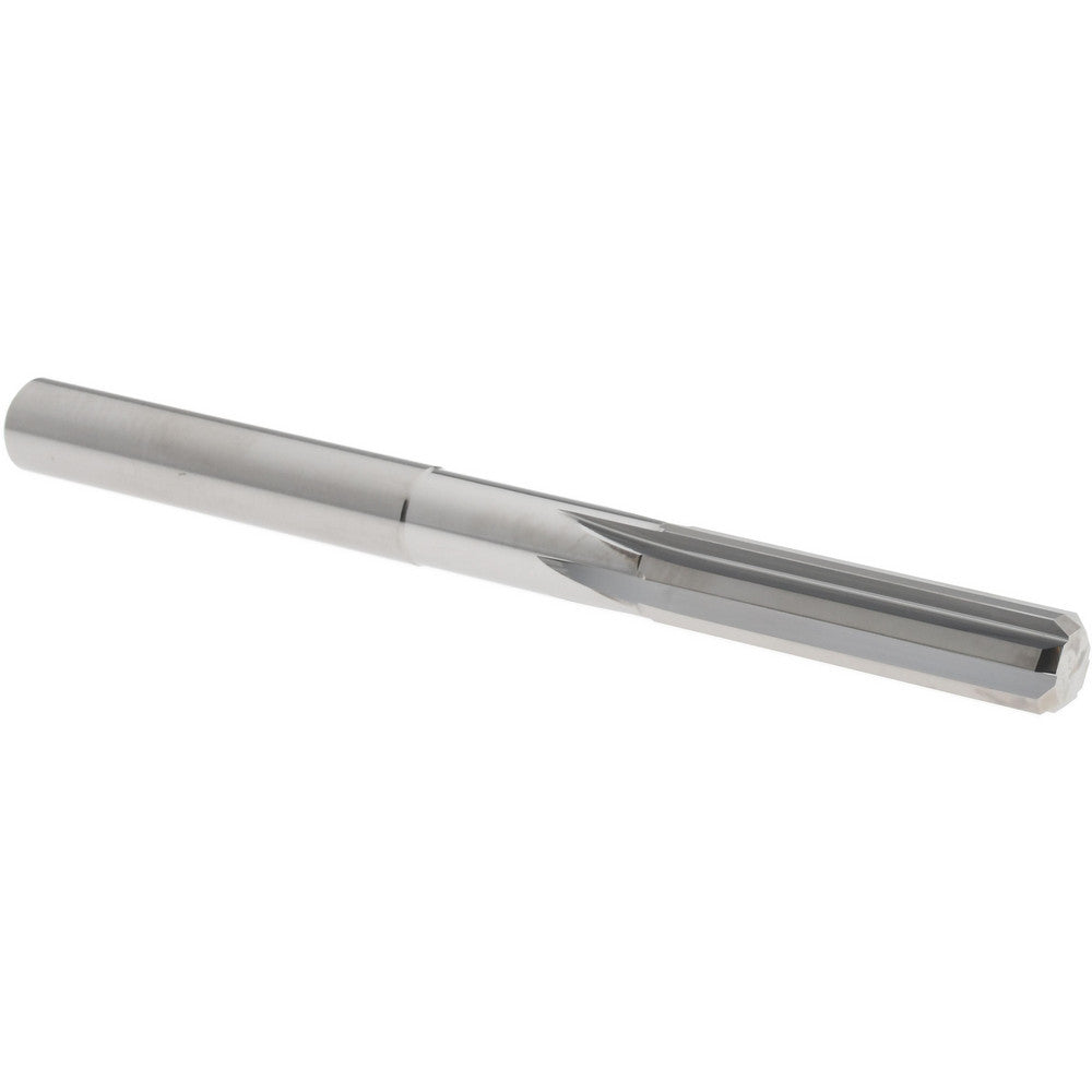 Hertel 79889952 Chucking Reamer 0.2750" Dia, 3-1/4" OAL, 1-1/8" Flute Length, Straight Flute, Straight-Cylindrical Shank, Solid Carbide