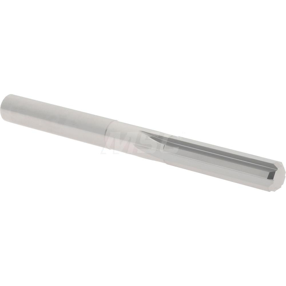 Hertel 79890018 Chucking Reamer 0.3200" Dia, 3-1/2" OAL, 1-1/4" Flute Length, Straight Flute, Straight-Cylindrical Shank, Solid Carbide