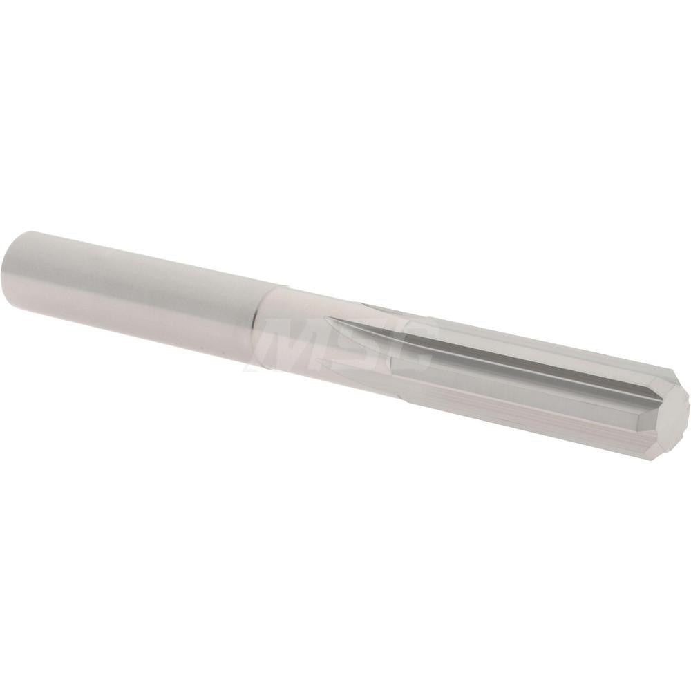 Hertel 79890042 Chucking Reamer 0.3800" Dia, 3-1/2" OAL, 1-1/4" Flute Length, Straight Flute, Straight-Cylindrical Shank, Solid Carbide