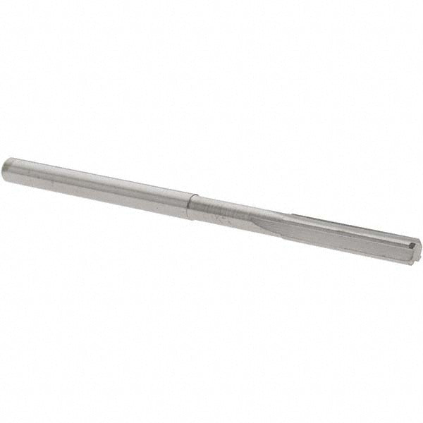 Hertel 79890182 Chucking Reamer 1/8" Dia, 2-1/4" OAL, 5/8" Flute Length, Straight Flute, Straight-Cylindrical Shank, Solid Carbide