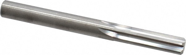 Hertel 79890323 Chucking Reamer 11/32" Dia, 3-1/2" OAL, 1-1/4" Flute Length, Straight Flute, Straight-Cylindrical Shank, Solid Carbide