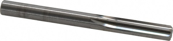 Hertel 79891131 Chucking Reamer Letter P, 3-1/2" OAL, 1-1/4" Flute Length, Straight Flute, Straight-Cylindrical Shank, Solid Carbide