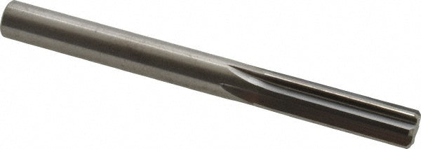 Hertel 79891149 Chucking Reamer Letter Q, 3-1/2" OAL, 1-1/4" Flute Length, Straight Flute, Straight-Cylindrical Shank, Solid Carbide