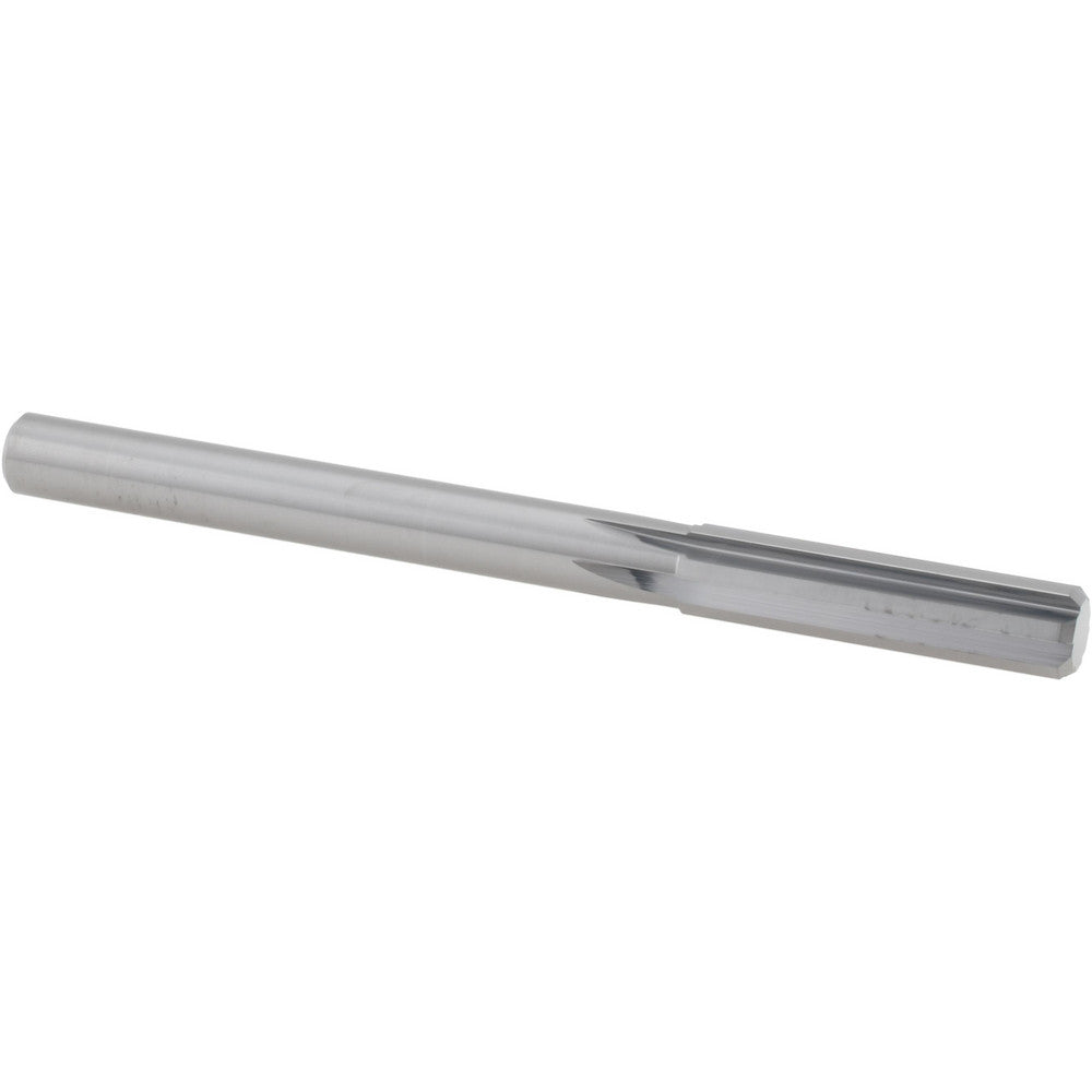 Hertel 79891313 Chucking Reamer 7 mm Dia, 3-1/4" OAL, 1-1/8" Flute Length, Straight Flute, Straight-Cylindrical Shank, Solid Carbide