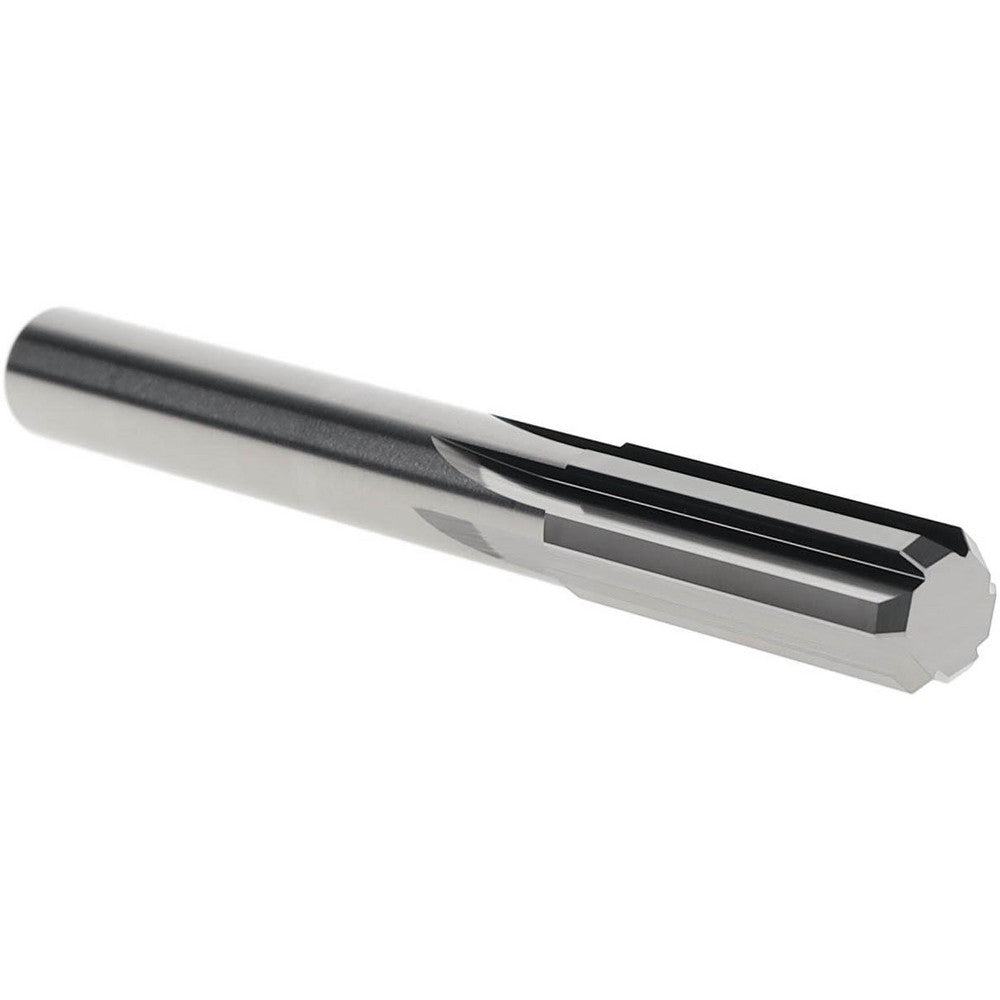 Hertel 79891370 Chucking Reamer 12 mm Dia, 4" OAL, 1-3/8" Flute Length, Straight Flute, Straight-Cylindrical Shank, Solid Carbide