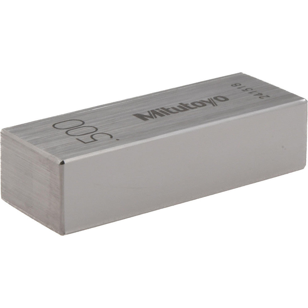 Mitutoyo 611195-541 Rectangle Steel Gage Block 0.5", Grade AS-1
