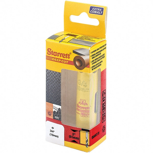 Starrett 00427 Hole Saw 3/4" Saw Dia, 2" Cut Depth