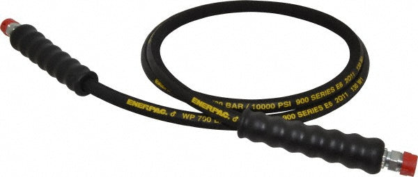 Enerpac H9206 Hydraulic Pump Hose 1/4" ID, 6' OAL, Rubber, 10,000 Max psi