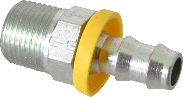 Parker 30182-6-6 Hydraulic Hose Male NPTF Pipe Rigid Fitting 9.50 mm Hose ID, Hose Size 6, 3/8-18 Thread