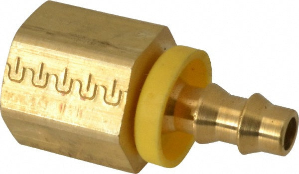 Parker 30282-4-4B Hydraulic Hose Female NPTF Pipe Rigid Fitting 6.40 mm Hose ID, Hose Size 4, 1/4-18 Thread