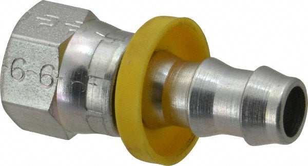 Parker 30682-6-6 Hydraulic Hose Female JIC 37 deg Swivel Elbow 9.50 mm Hose ID, Hose Size 6, 9/16-18 Thread