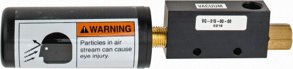 Gast VG-015-00-00 2.2 CFM Open Flow Venturi Single Stage Vacuum Generator