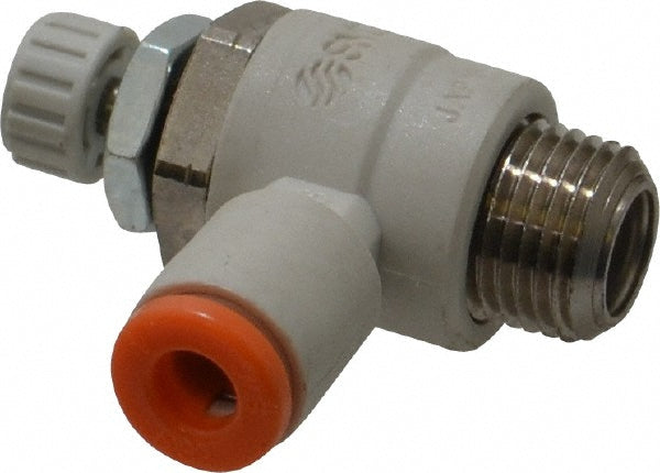 SMC Pneumatics AS2201F-N01-03 Air Flow Control Valve Flow Control Elbow, Tube x MNPT, 5/32" Tube OD