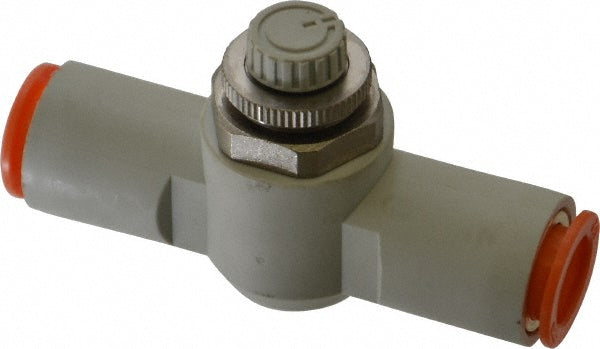 SMC Pneumatics AS4002F-13 Air Flow Control Valve In-Line, Tube, 1/2" Tube OD