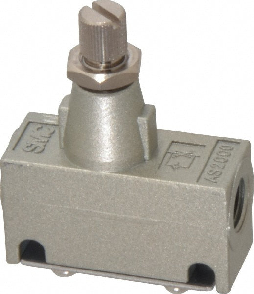 SMC Pneumatics AS2000-N01 Air Flow Control Valve In-Line, MNPT x FNPT