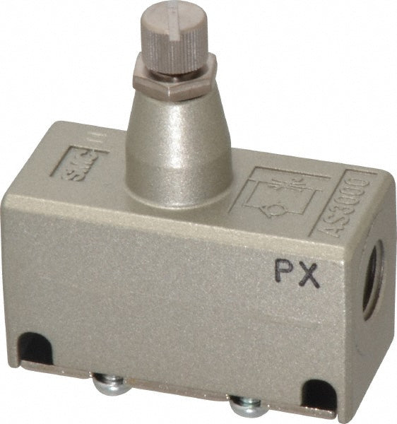 SMC Pneumatics AS3000-N02 Air Flow Control Valve In-Line, MNPT x FNPT