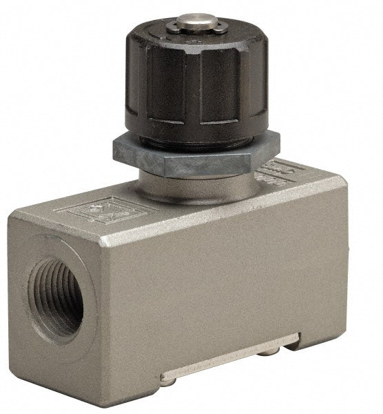 SMC Pneumatics AS4000-N03 Air Flow Control Valve In-Line, MNPT x FNPT