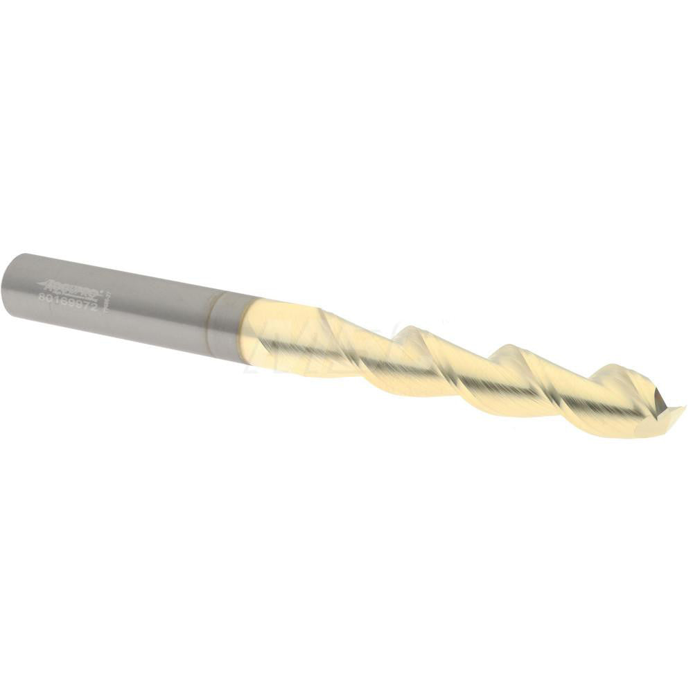 Accupro 313218 Square End Mill 3/8'' Dia, 2'' LOC, 3/8'' Shank Dia, 4'' OAL, 2 Flutes, Solid Carbide