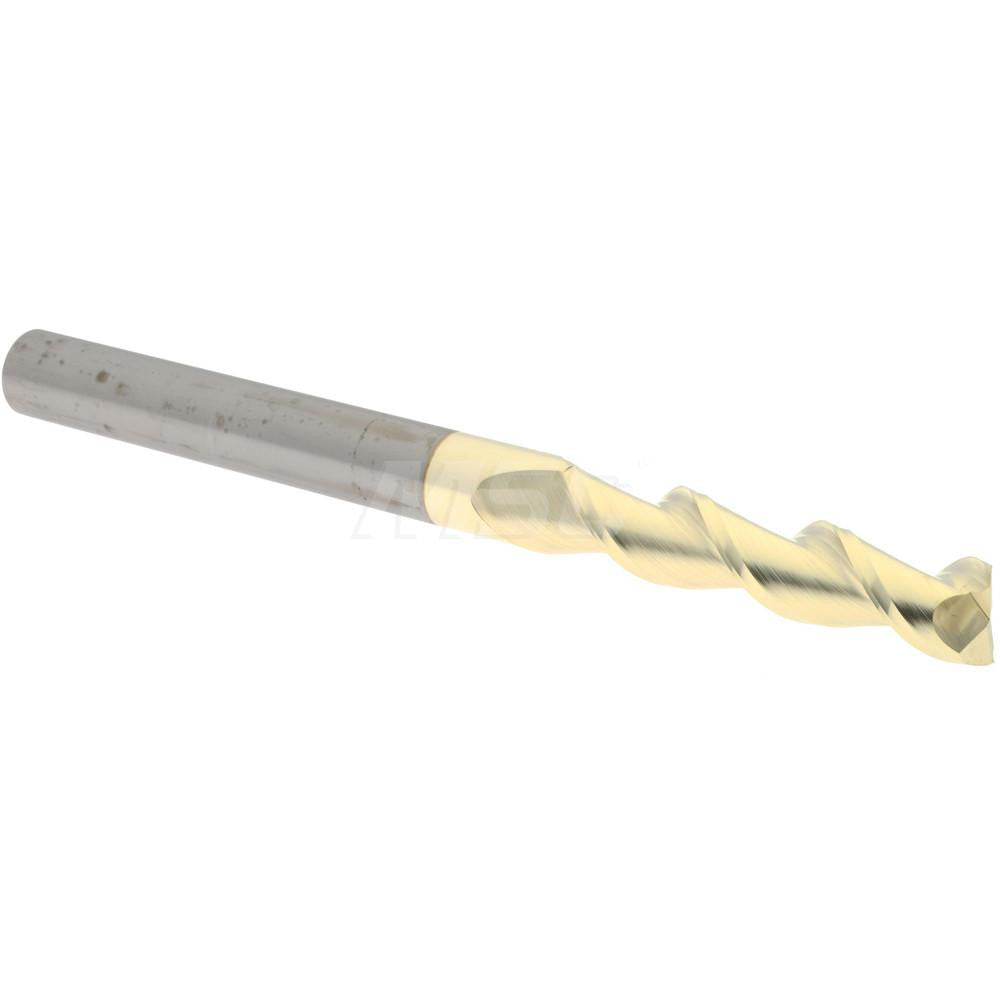 Accupro 313341 Square End Mill 1/2'' Dia, 2-1/4'' LOC, 1/2'' Shank Dia, 6'' OAL, 2 Flutes, Solid Carbide