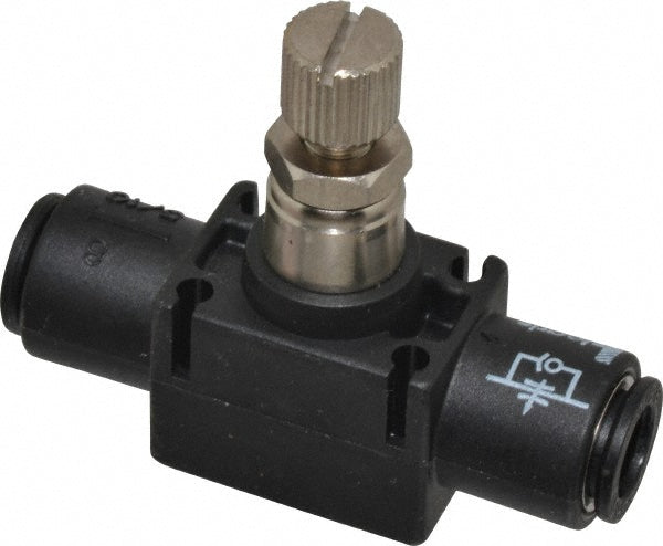 Legris 7770 08 00 Air Flow Control Valve In-Line, Tube, 5/16" Tube OD, 145 Max psi
