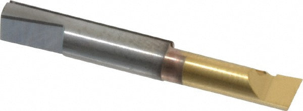 Kennametal 1256323 Boring Bar 5/32" Min Bore Dia, 1/2" Max Bore Depth, Right Hand, 3.95 mm Shank Dia, Carbide-Tipped