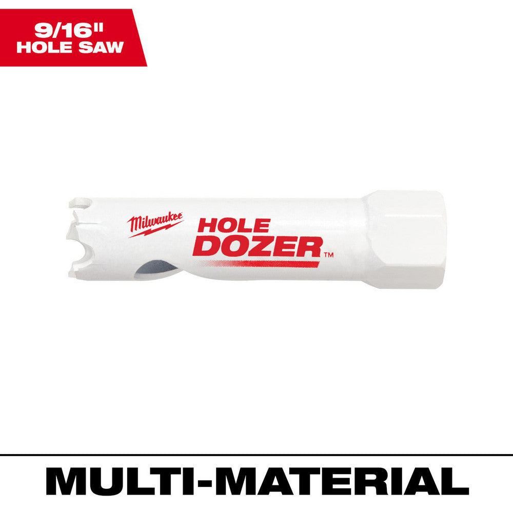 Milwaukee Tool 49-56-0002 Hole Saws Saw Diameter (Inch) 9/16 Saw Material Carbide-Tipped Cutting Depth (Inch) 1-5/8 Cutting Edge Style Toothed Material Application Aluminum Drywall Metal Plastic Pitch Pattern Constant