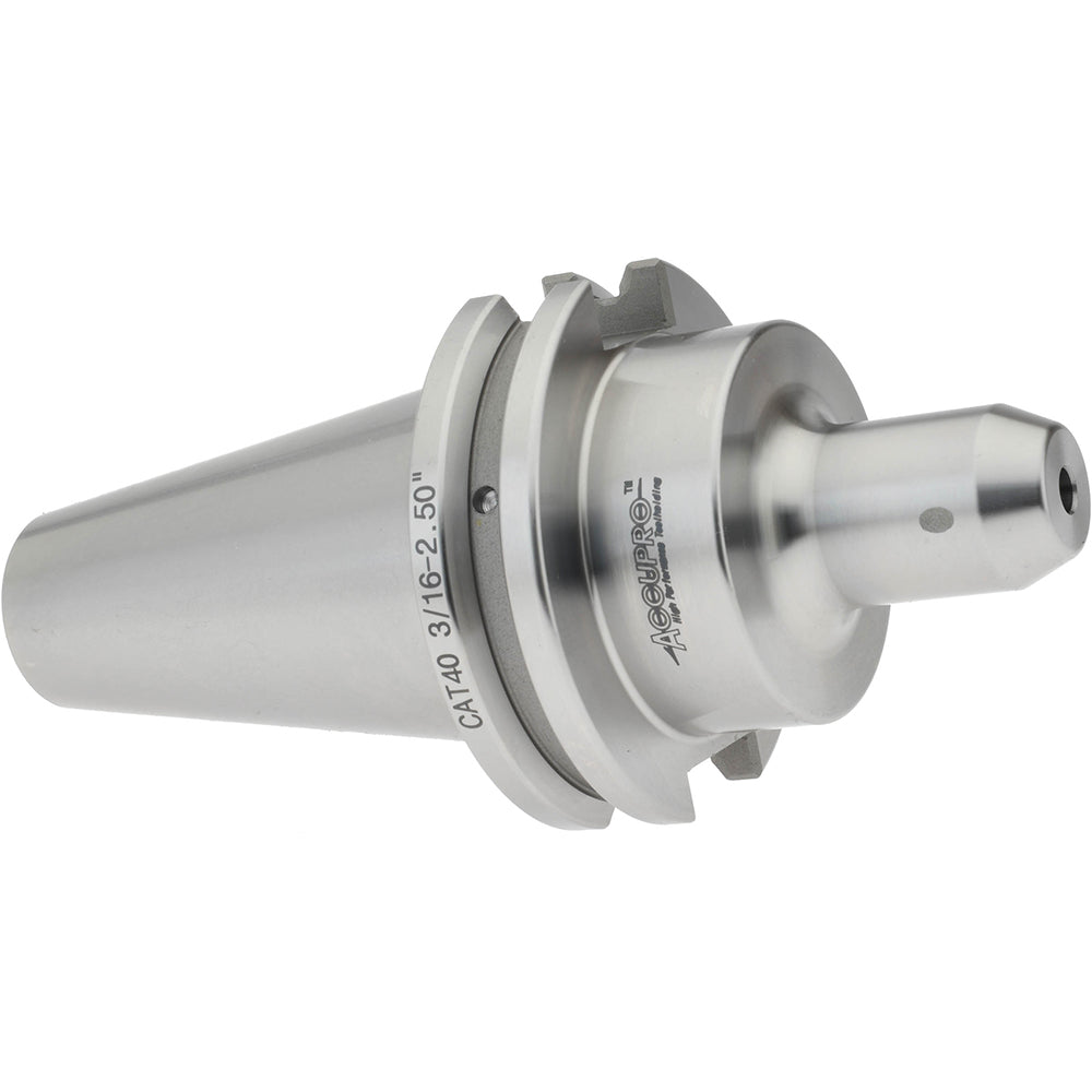 Accupro 775004 End Mill Holder CAT40 Taper, Taper Shank, 3/16" Hole Dia