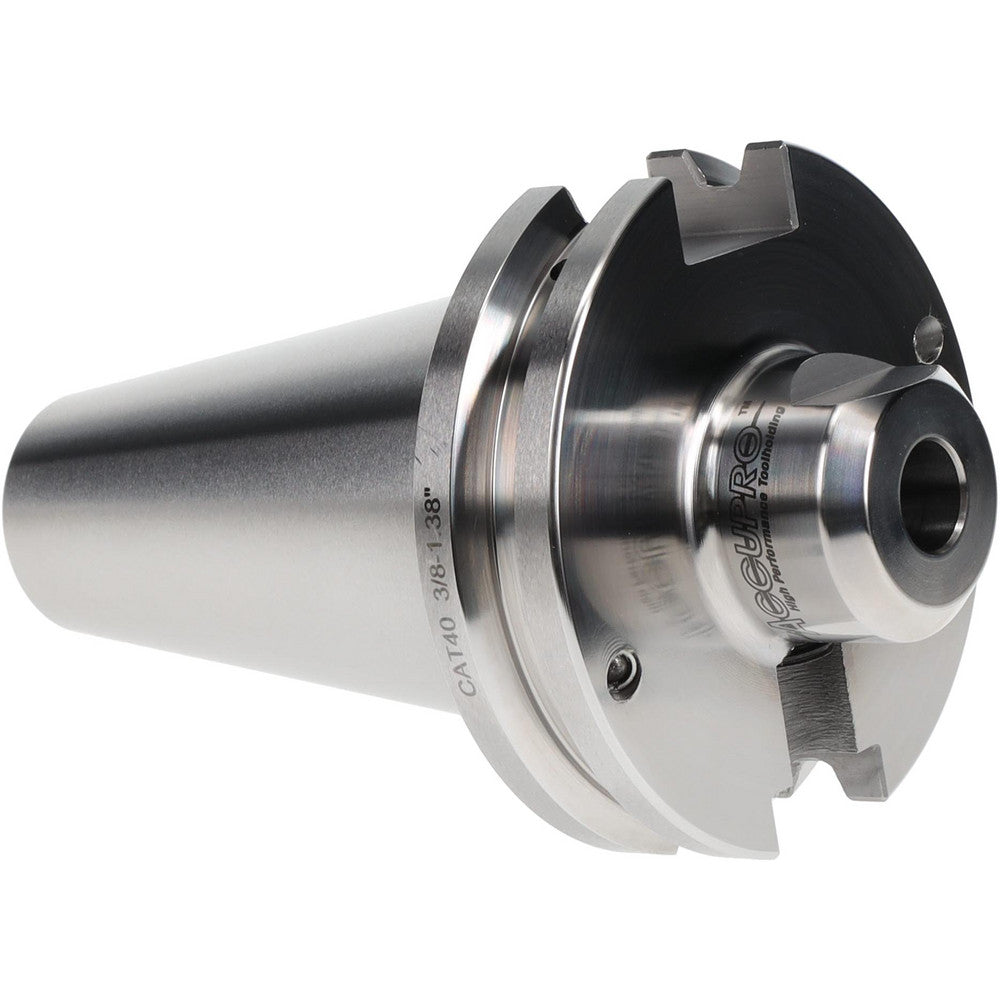 Accupro 775012 End Mill Holder CAT40 Taper, Taper Shank, 3/8" Hole Dia