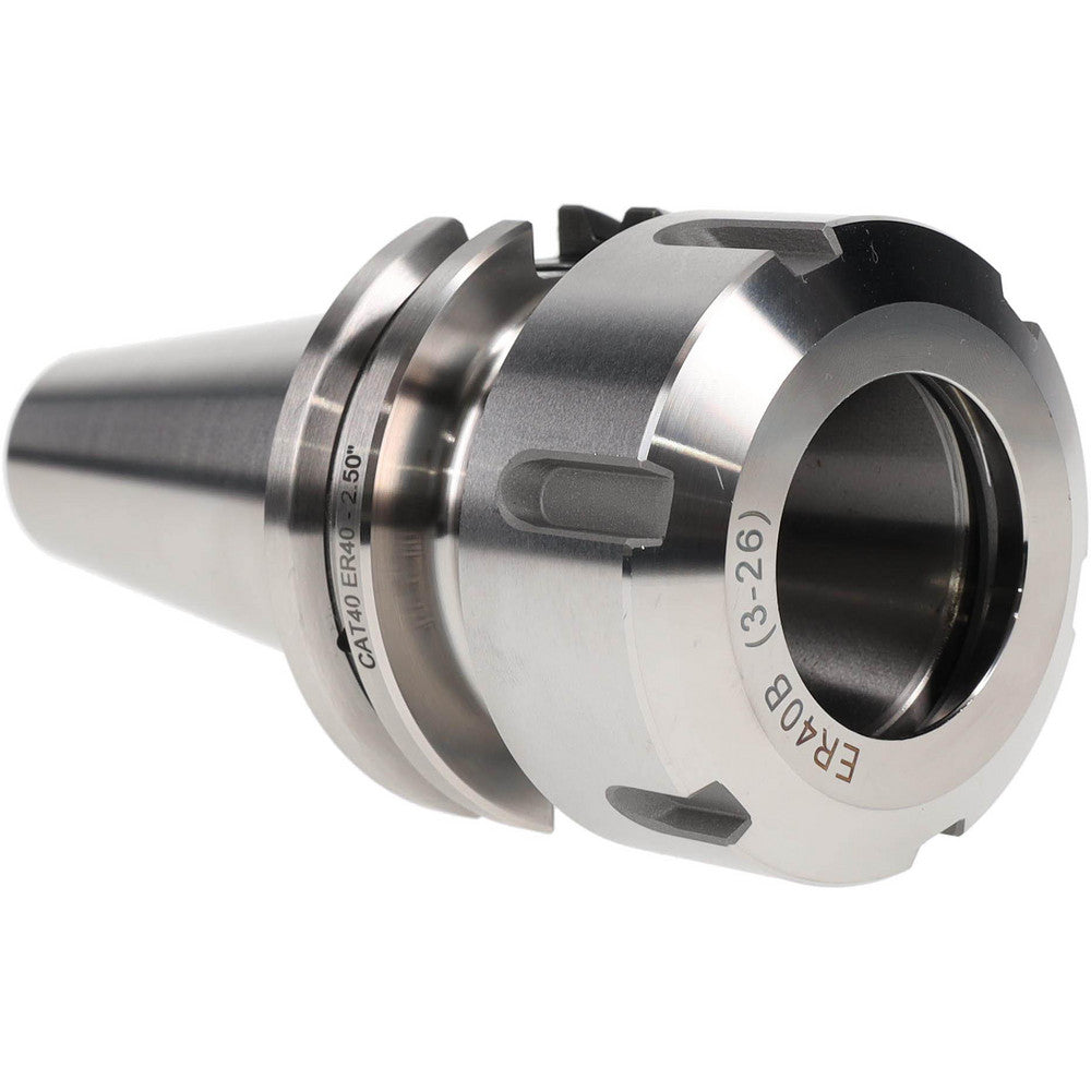 Accupro 775666 Collet Chuck 0.1180 to 1.0230" Capacity, ER40 Collet, Taper Shank