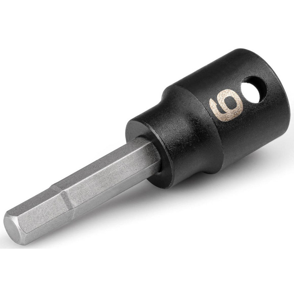 Tekton SIB13206 Impact Hex & Torx Bit Sockets Drive Size (Inch) 3/8 Hex Size (mm) 6.000 Bit Length (Decimal Inch) 1.16 Overall Length (Decimal Inch) 2.2200 Material Steel Finish Manganese Phosphate