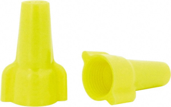Ideal 30-451 Wing Twist-On Wire Connector Yellow, Flame-Retardant, 2 AWG