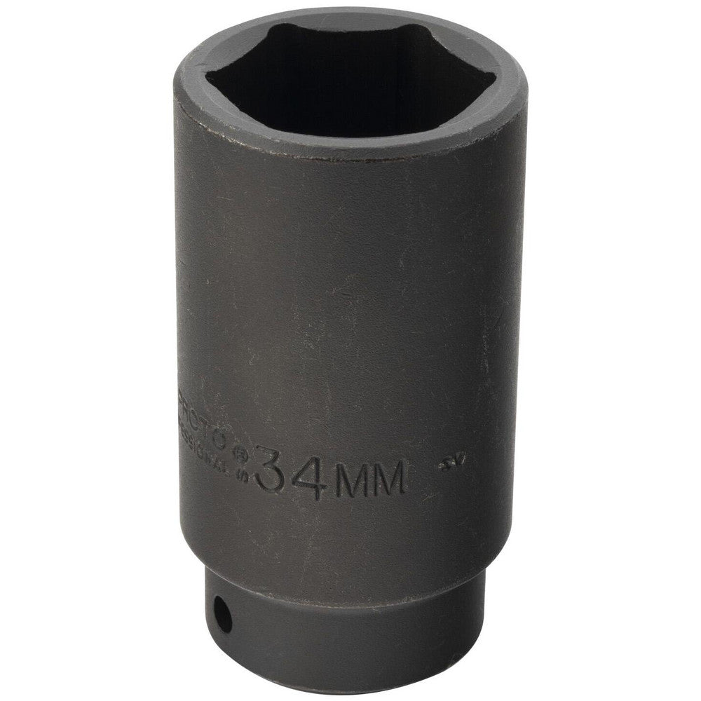 Proto J7334M Impact Socket 1/2" Drive, 34mm Socket, Hex Drive