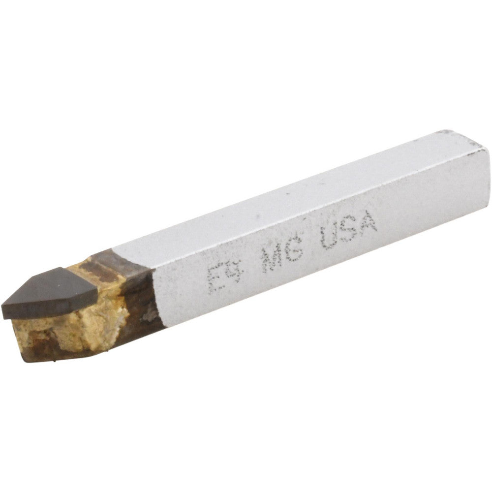 Accupro 600-MG Single Point Tool Bit 1/4'' Shank Width, 1/4'' Shank Height, Micrograin Solid Carbide Tipped, Neutral, E, Threading Tool