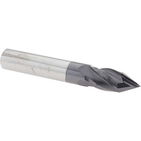 Harvey Tool 15424-C3 Drill Mill 3/8" Dia, 7/8" LOC, 4 Flutes, 60 ° Point, Solid Carbide