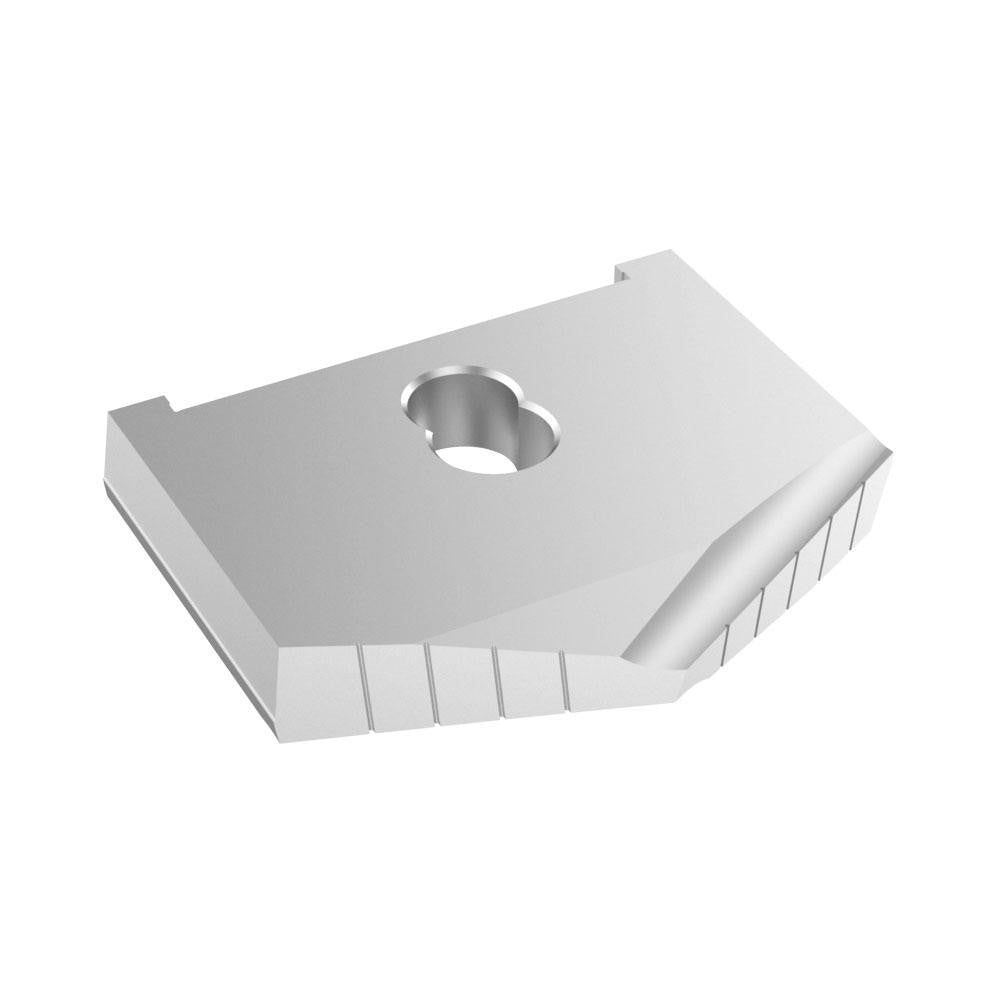 Allied Machine and Engineering 10284-0500 Spade Drill Insert 5" Dia, Seat Size H, Powdered Metal, 130 deg Point